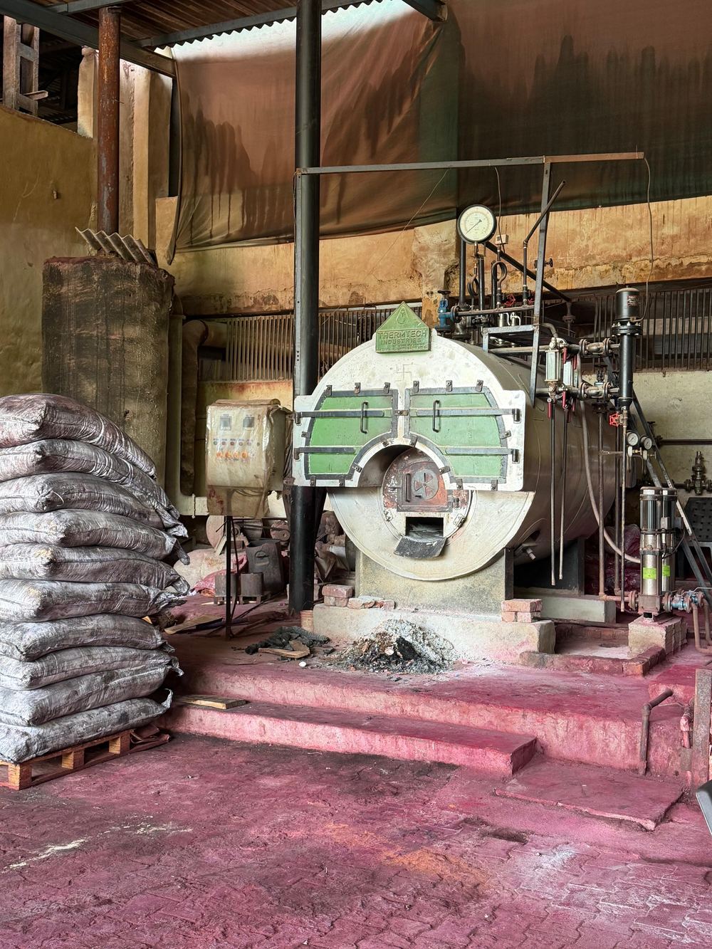 Boiler utility infrastructure at Alok Industries